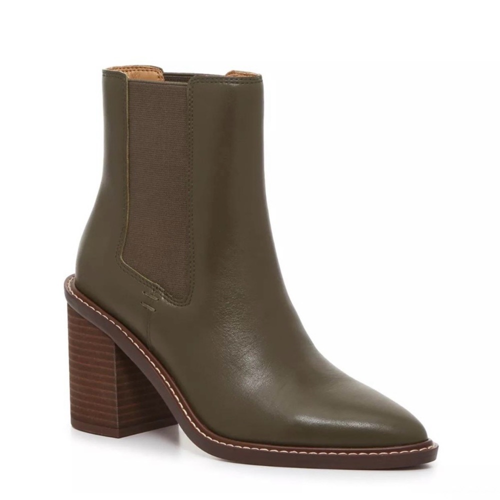 NIB Crown Vintage Pimmy Bootie Sz 8.5 Color: Dark Green/Fatigue - Picture 3 of 9